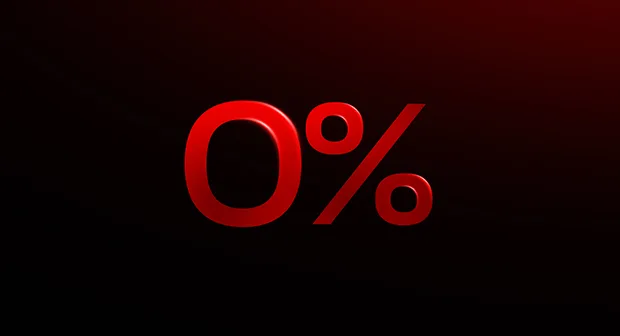 Zero commissions background