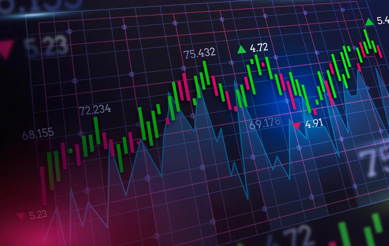 Trading background chart